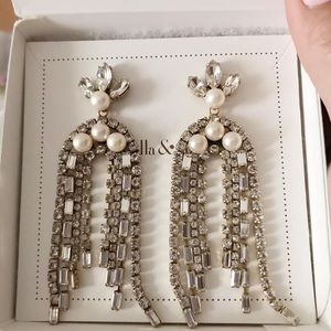 Waterfall Crystal Earrings~ Retired Discontinued